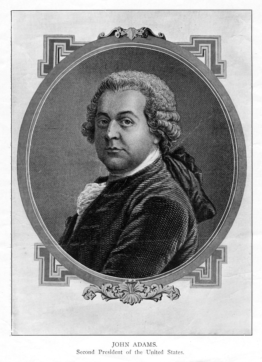 John Adams, president i USA, 1906 av Unbekannt