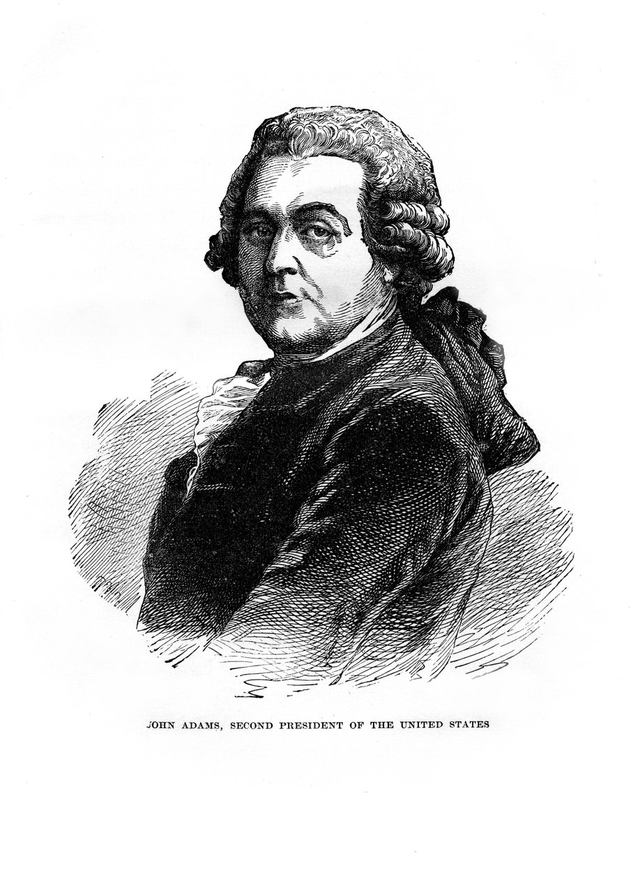 John Adams, den andre presidenten i USA, 1872 av Unbekannt