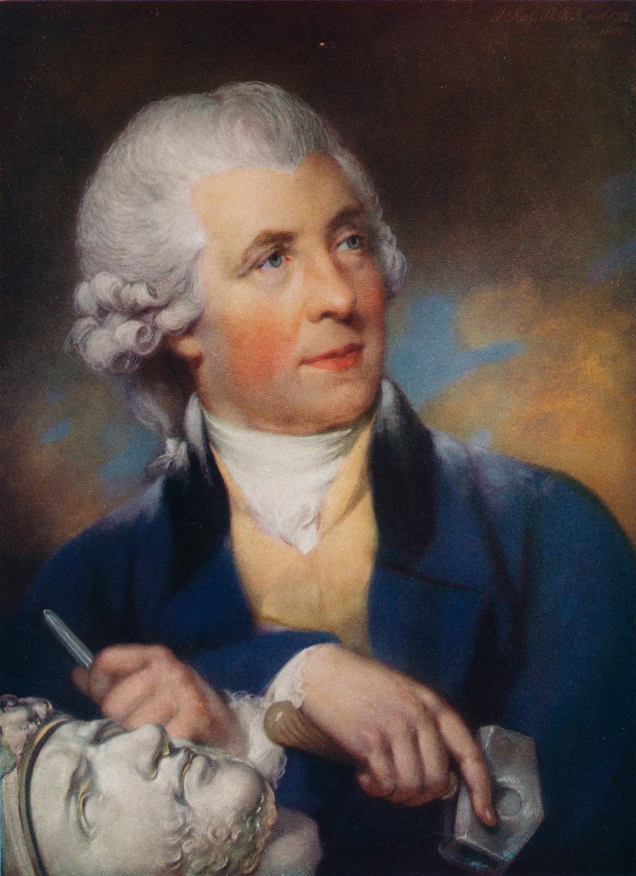 John Bacon 1740-1799 britisk billedhugger, 1792, 1925 av Unbekannt