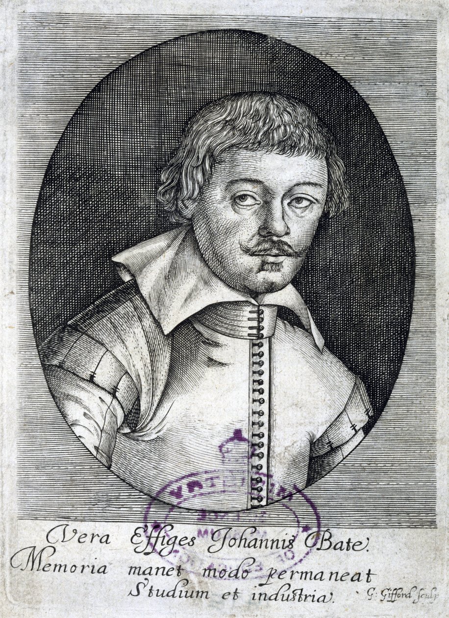 John Bate, engelsk forfatter, ca 1635 av Unbekannt