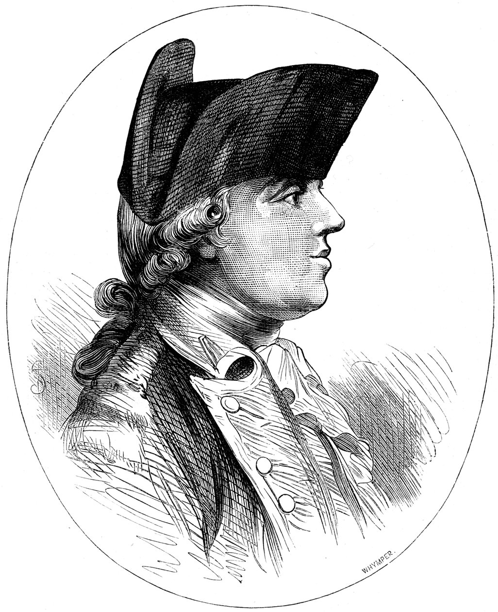 John Burgoyne, britisk general fra 1700-tallet, ca 1880 av Unbekannt
