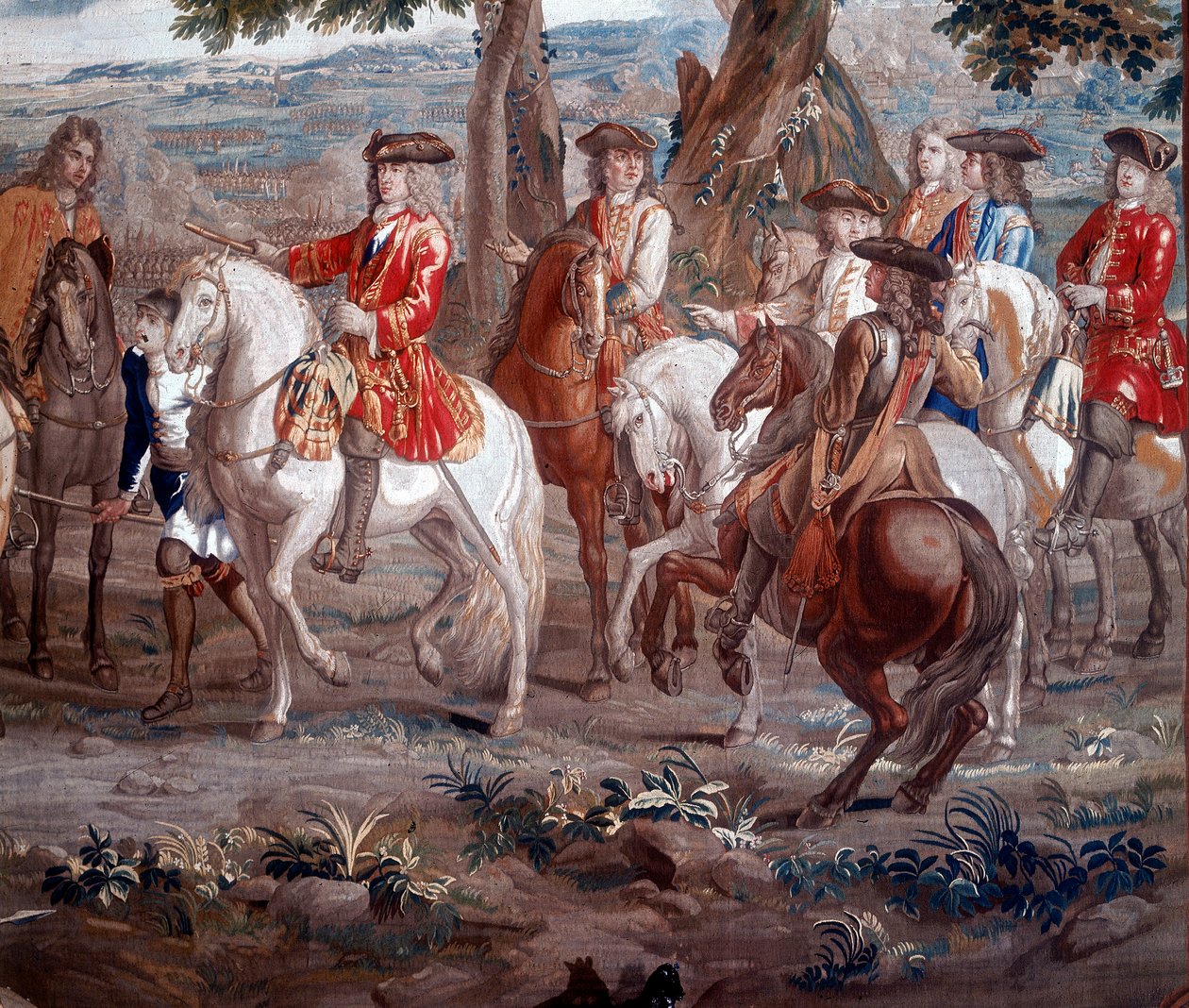 John Churchill, hertug av Marlborough 1650-1722 engelsk soldat, i slaget ved Blenheim, 1704 av Unbekannt