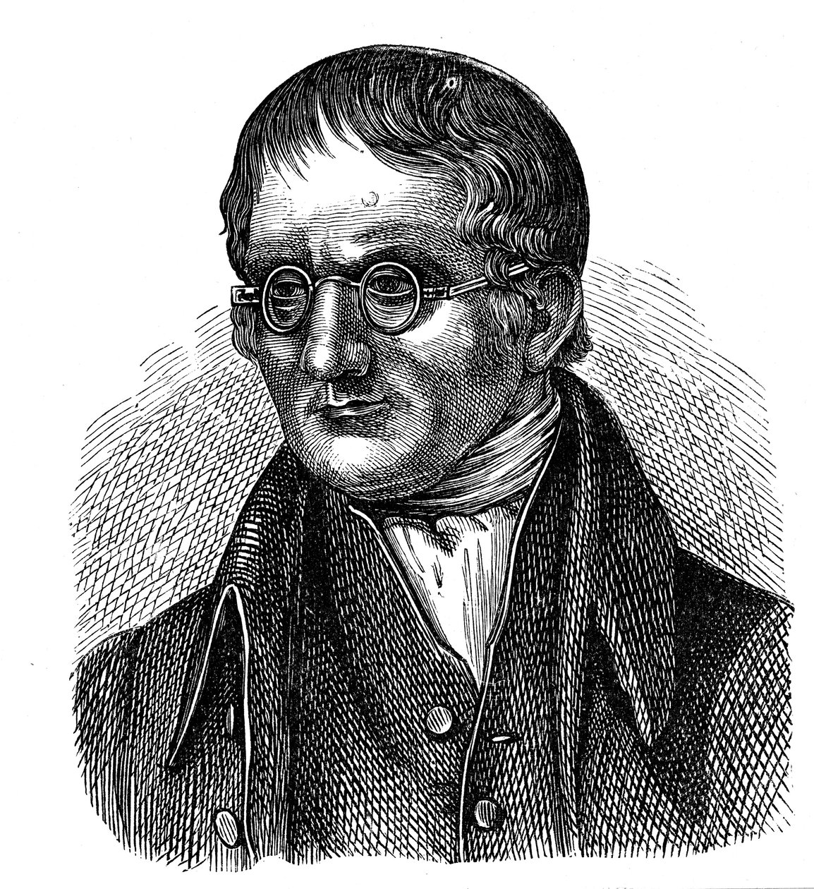 John Dalton, engelsk kjemiker, 1881 av Unbekannt