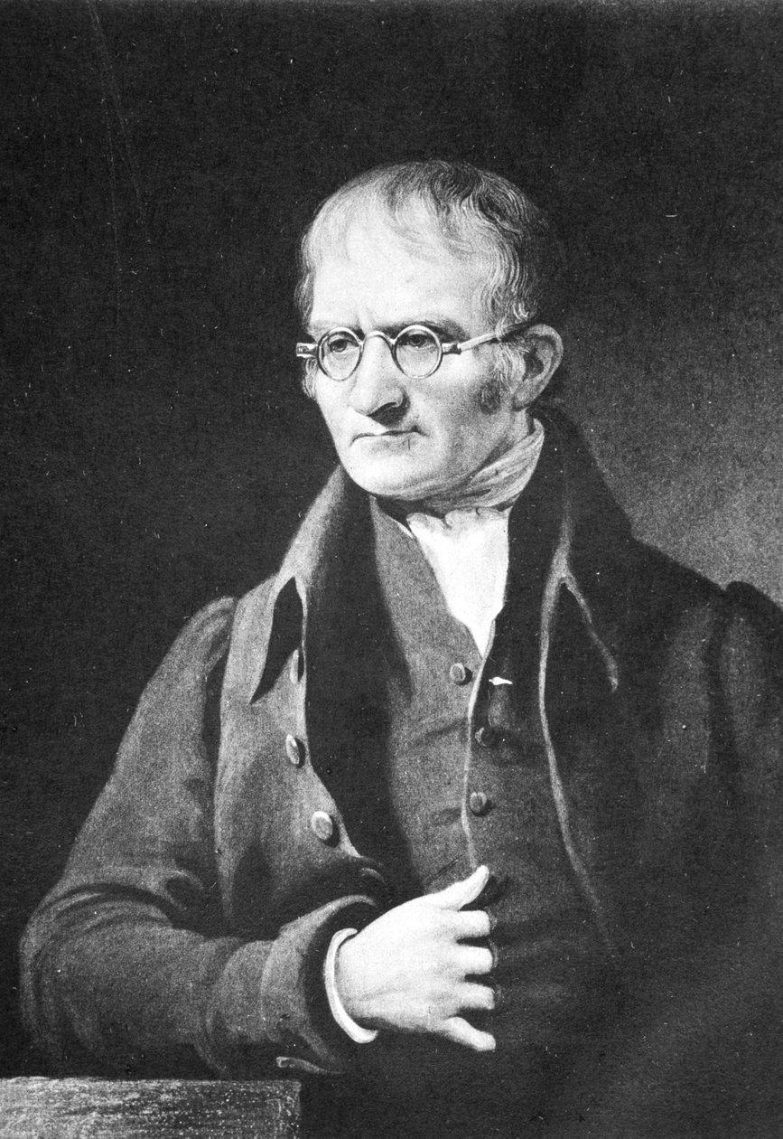 John Dalton, engelsk kjemiker, c1834 1902 av Unbekannt