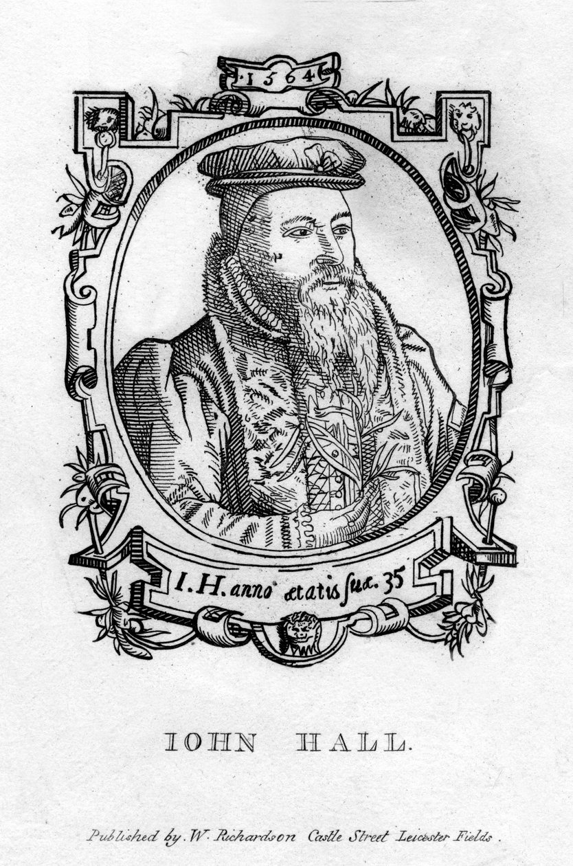 John Hall c1575-1635, engelsk lege av Unbekannt
