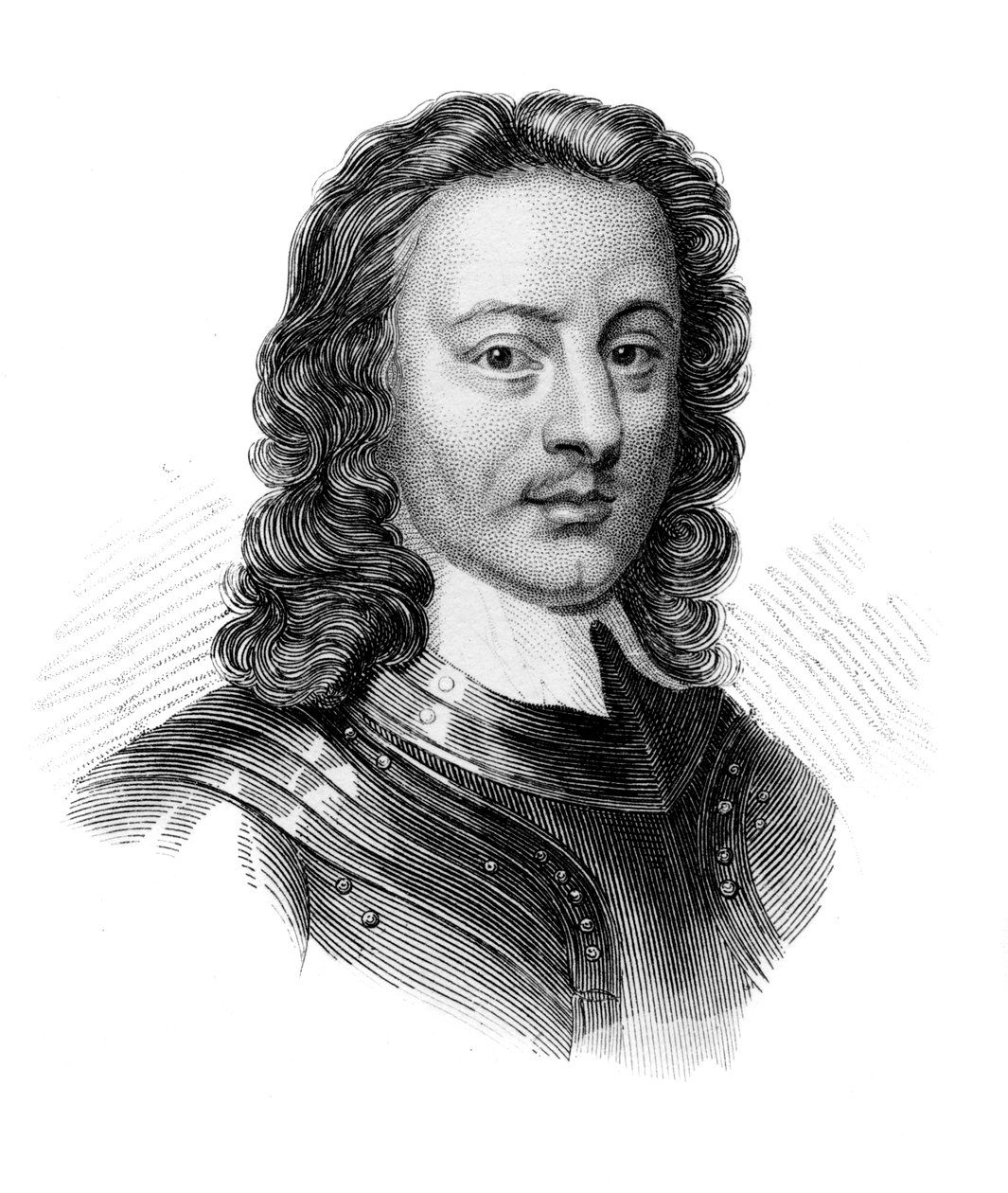 John Hampden , engelsk politiker og soldat fra 1600-tallet, ca 1850 av Unbekannt