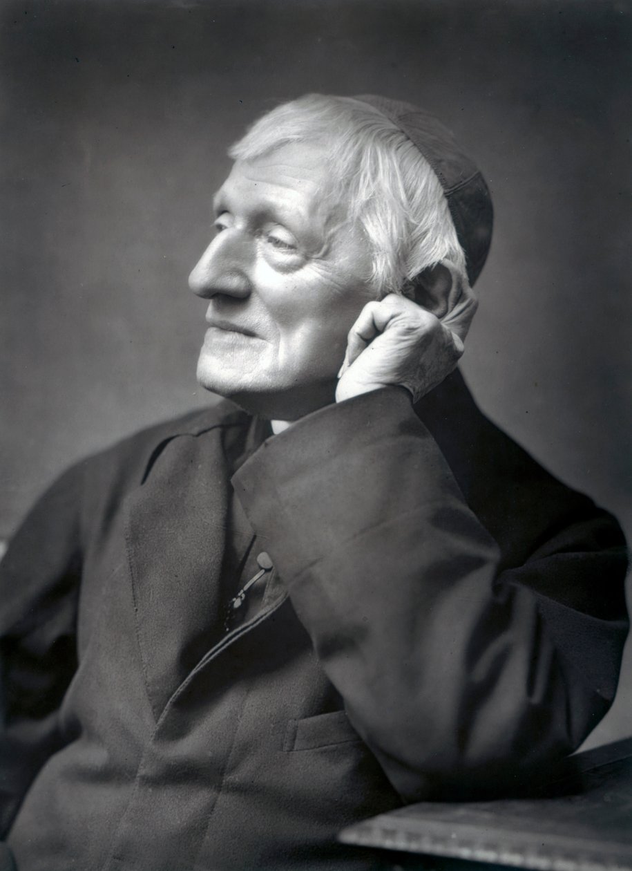 John Henry Newman , britisk kardinal, sent på 1800-tallet av Unbekannt