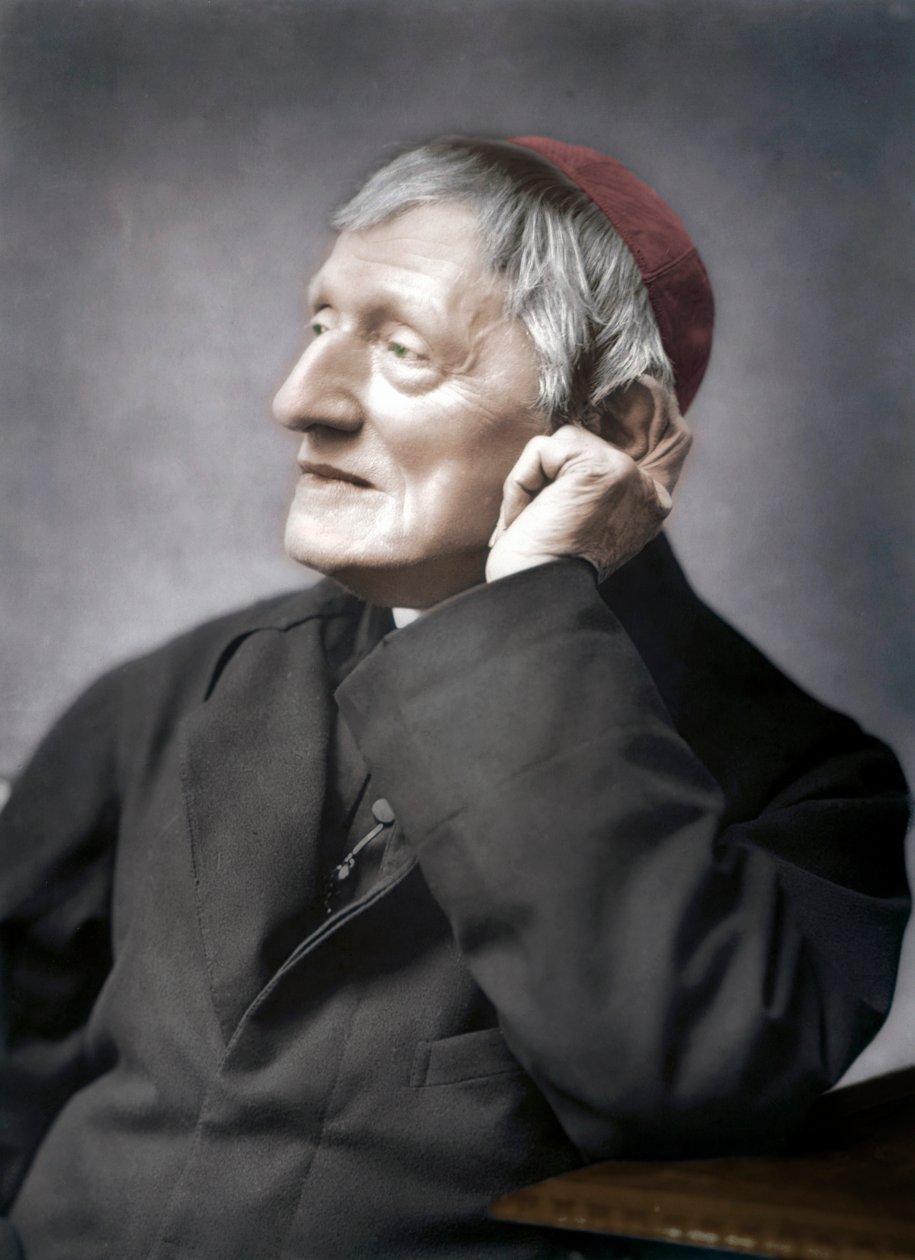 John Henry Newman , britisk kardinal, sent på 1800-tallet av Unbekannt