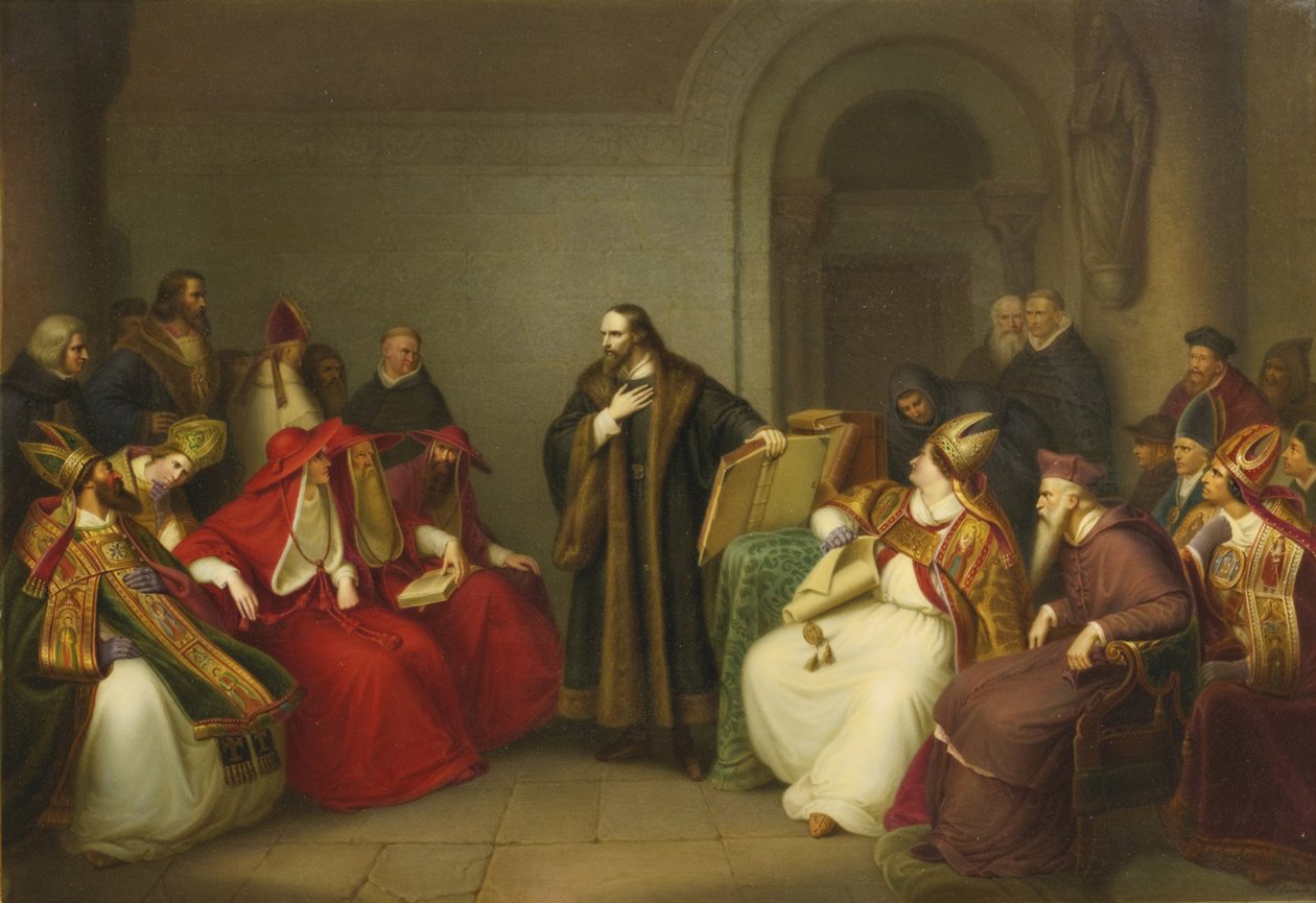 John Hus før Constance of Constance, slutten av 1800-tallet av Unbekannt
