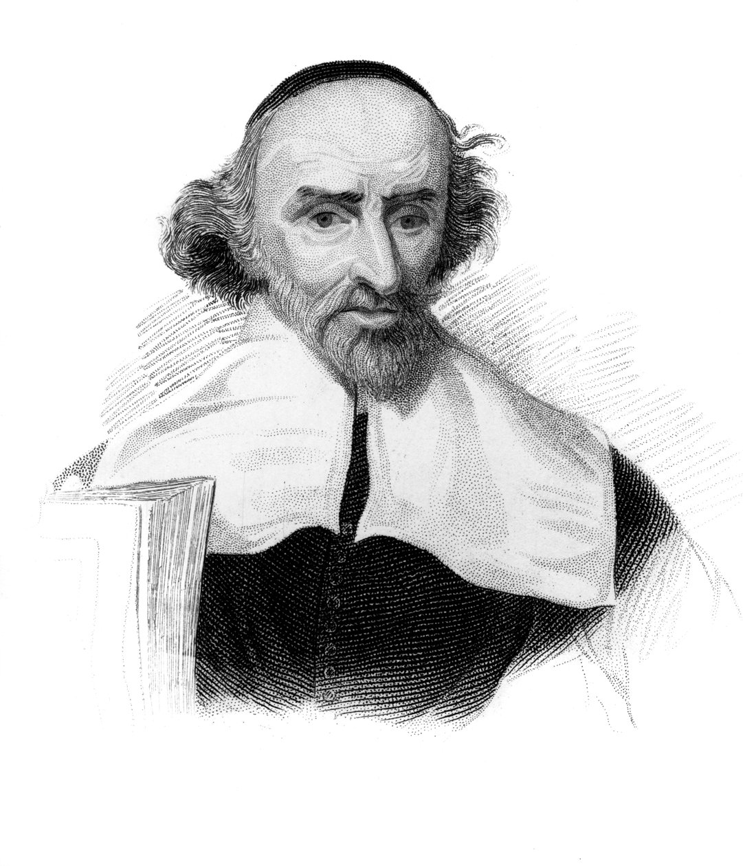 John Knox , skotsk religiøs reformator, c1850 av Unbekannt