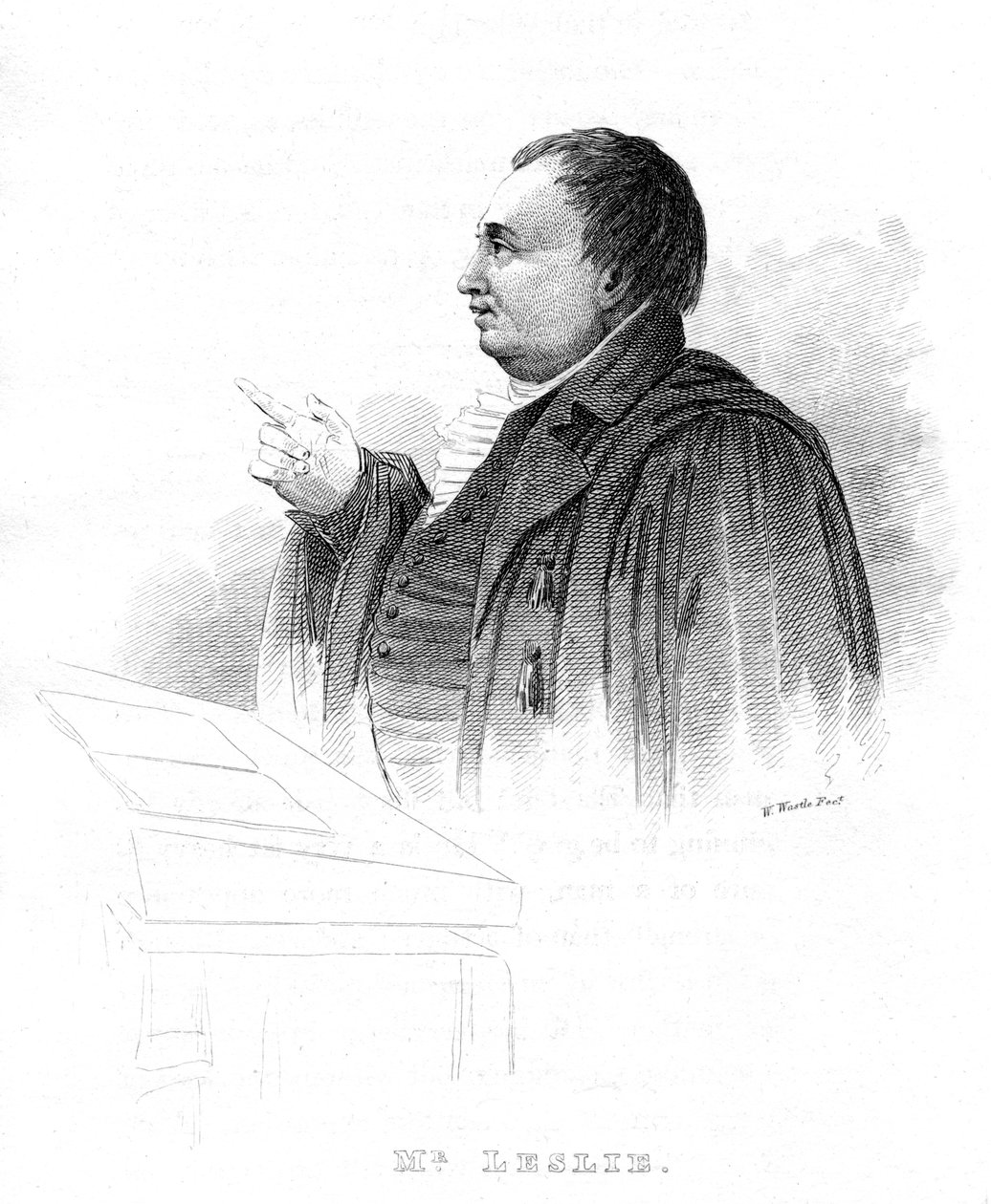 John Leslie 1766-1832, skotsk naturfilosof og fysiker, foreleser, 1800-tallet av Unbekannt