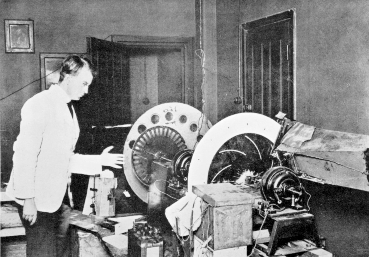John Logie Baird 1888-1946, skotsk elektroingeniør og pioner innen TV, 1920-tallet av Unbekannt