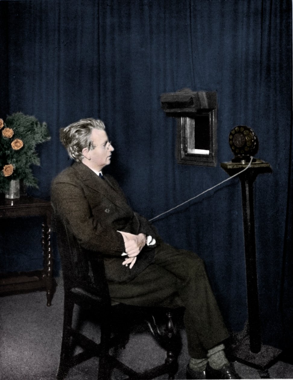 John Logie Baird 1888-1946, skotsk elektroingeniør og pioner innen TV, 1920-tallet av Unbekannt