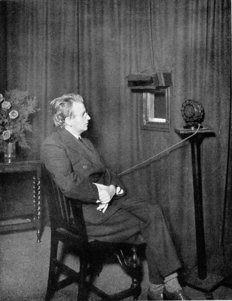 John Logie Baird 1888-1946, skotsk elektroingeniør og pioner innen TV, 1920-tallet av Unbekannt