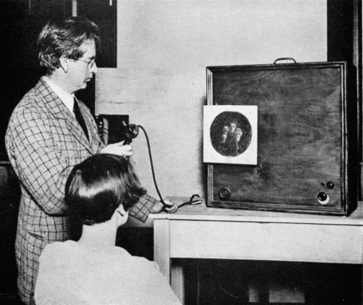 John Logie Baird 1888-1946, skotsk elektroingeniør og pioner innen TV, 1920-tallet av Unbekannt