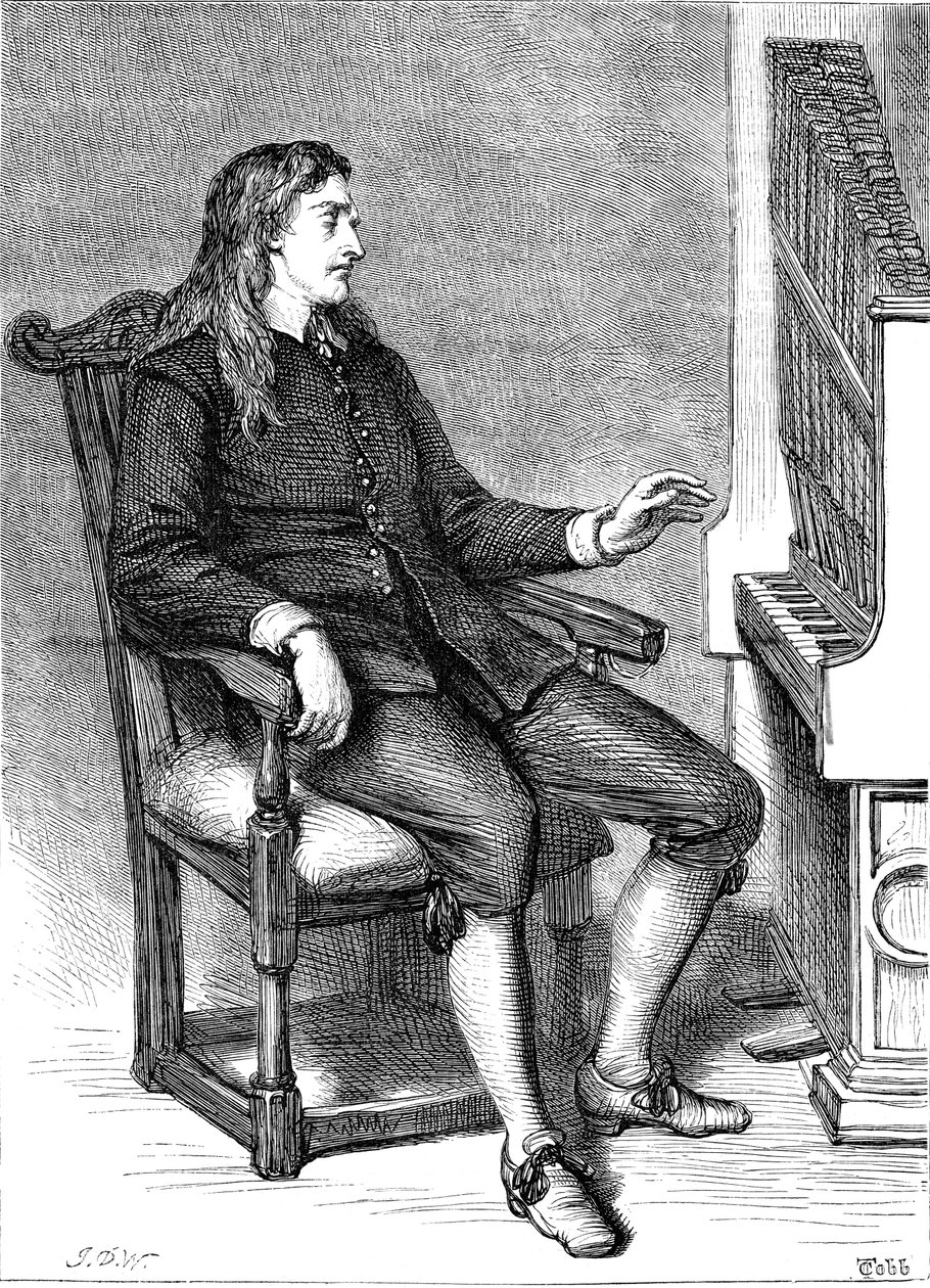 John Milton 1608-1674, engelsk poet, 1870 av Unbekannt