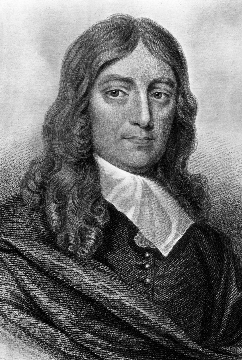 John Milton , engelsk poet, 1800-tallet av Unbekannt