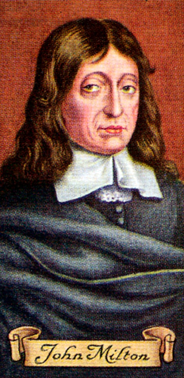 John Milton, hentet fra en serie sigarettkort, 1935 av Unbekannt