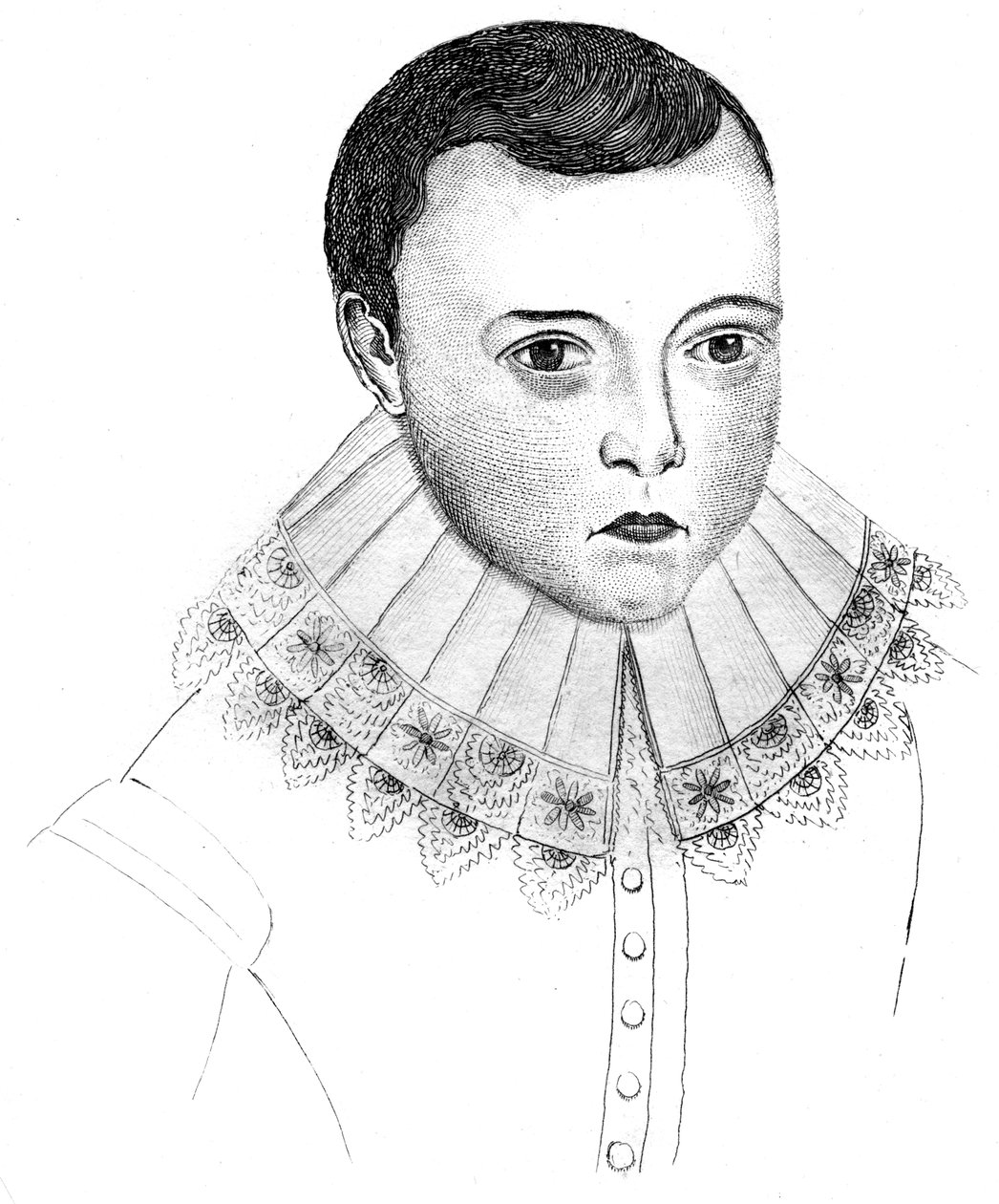 John Milton da han var ung, 1787 av Unbekannt