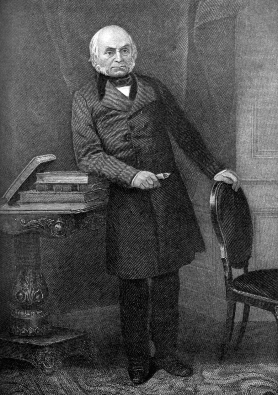 John Quincy Adams 1767-1848, sjette president i USA, 1800-tallet 1908 av Unbekannt
