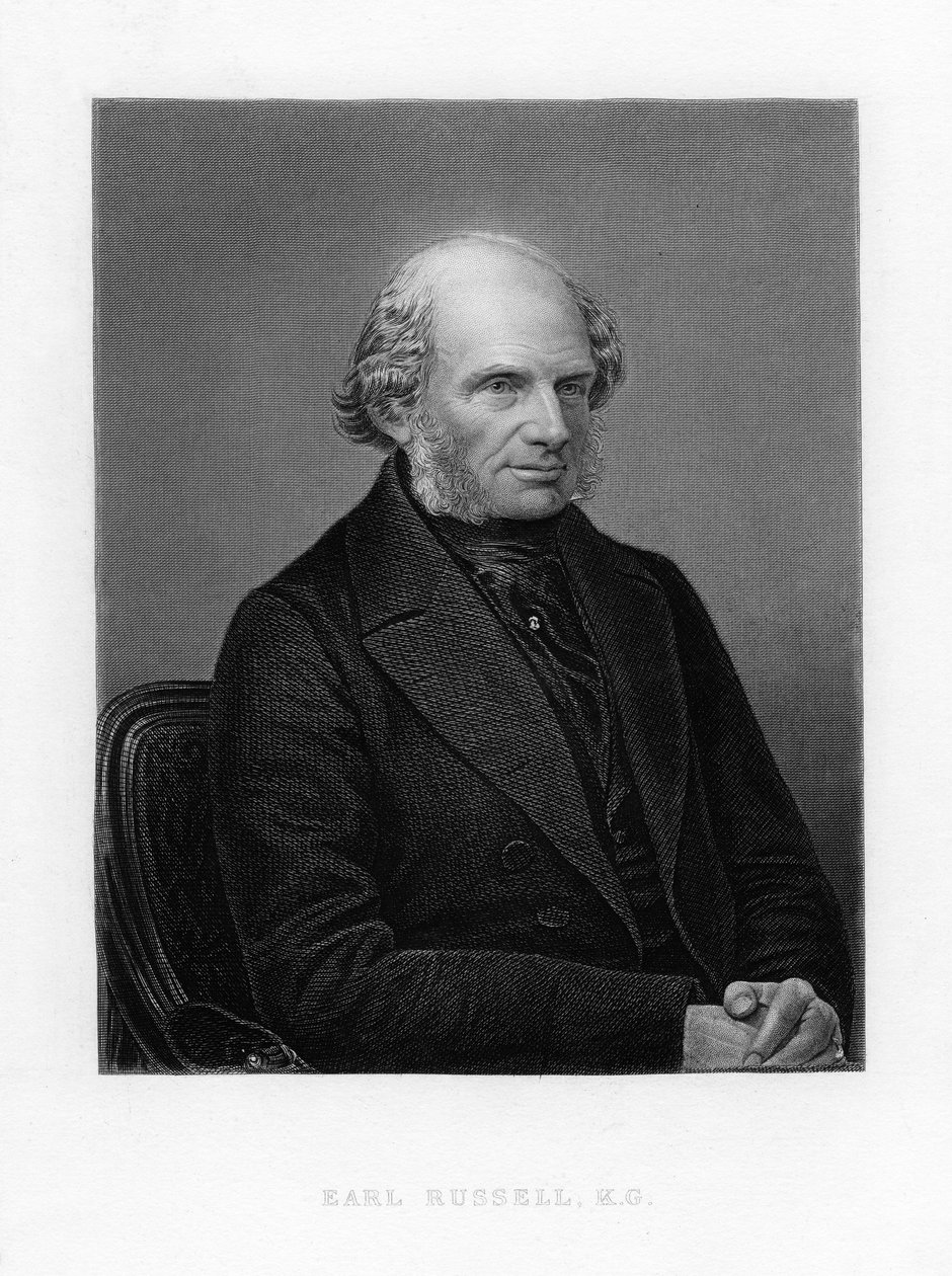 John Russell, 1st Earl Russell, britisk whig og liberal politiker, c1870 av Unbekannt