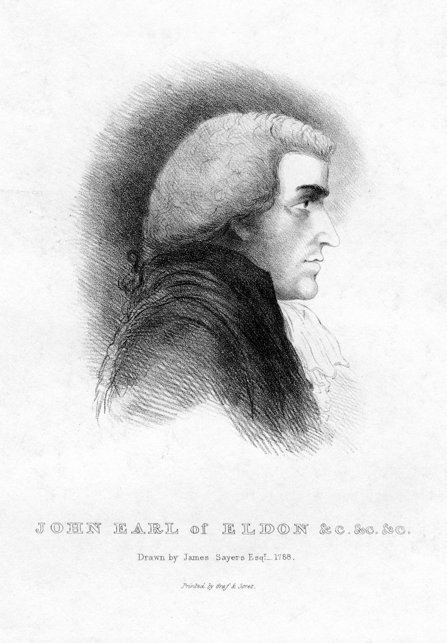 John Scott 1751-1838, 1. jarl av Eldon, Lord High Chancellor of Great Britain, 1800-tallet av Unbekannt