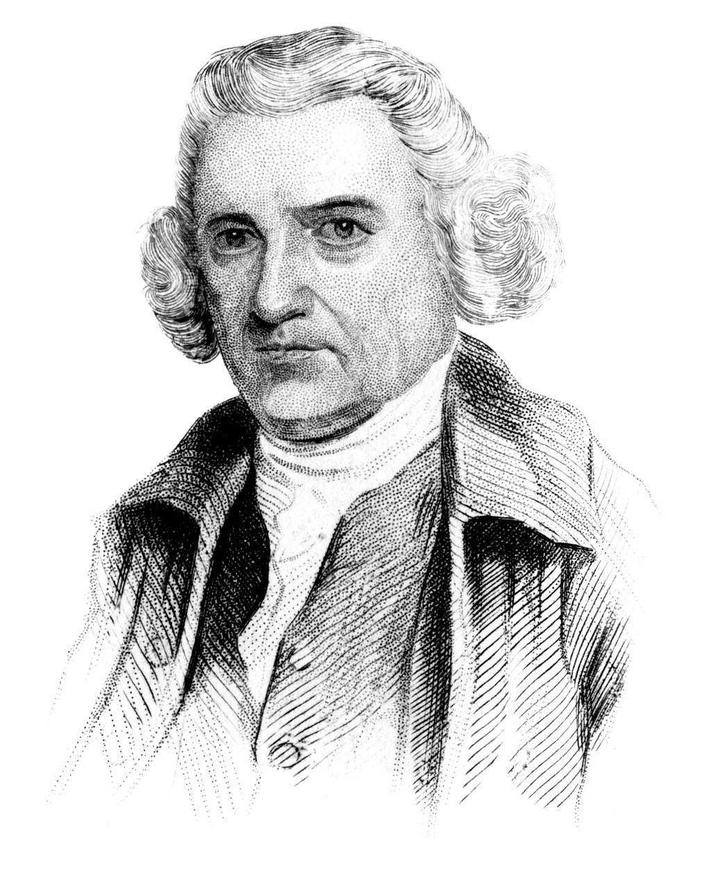 John Smeaton, engelsk sivilingeniør fra 1700-tallet, c1850 av Unbekannt
