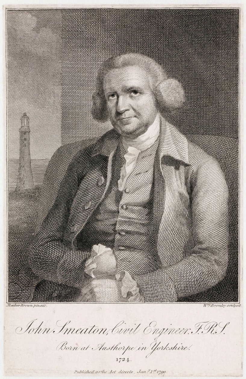 John Smeaton, engelsk mekanisk og sivilingeniør, ca 1780-tallet av Unbekannt