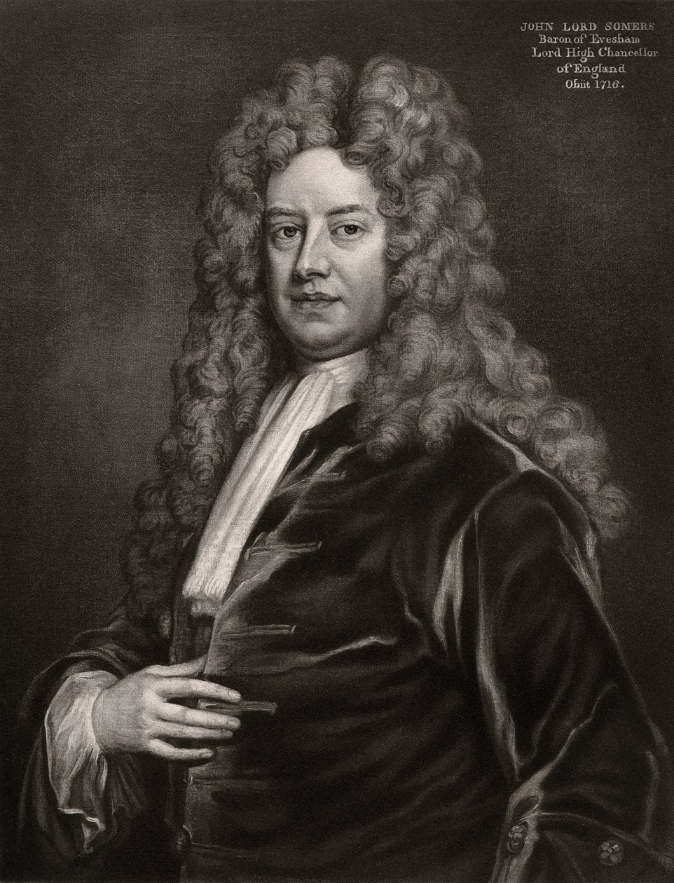 John Somers, 1st Baron Somers, engelsk politiker, 1700-tallet 1906 av Unbekannt