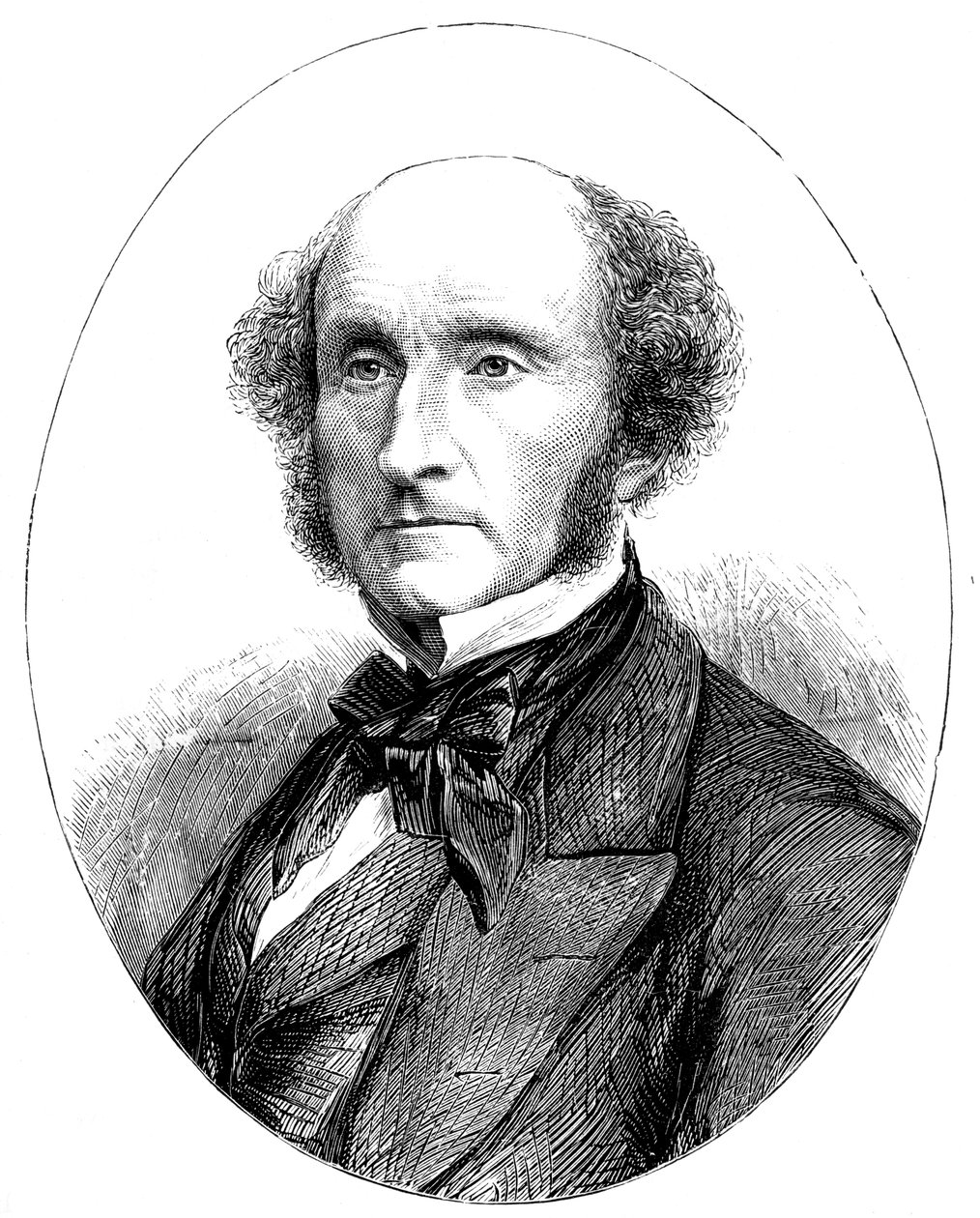 John Stuart Mill 1806-1873, britisk sosial reformator og filosof av Unbekannt