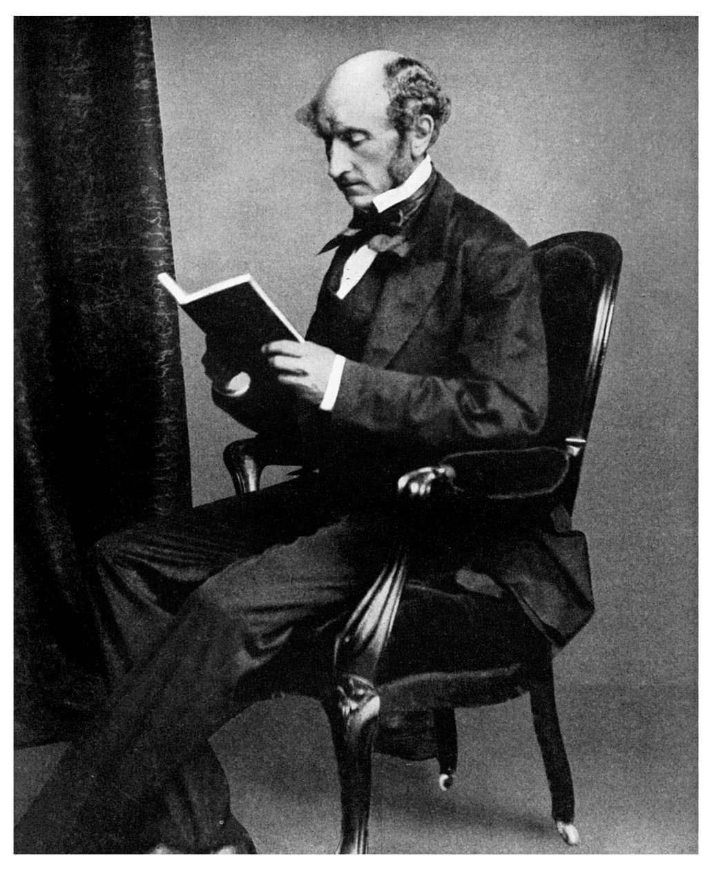 John Stuart Mill , britisk filosof og sosial reformator, 1800-tallet 1956 av Unbekannt