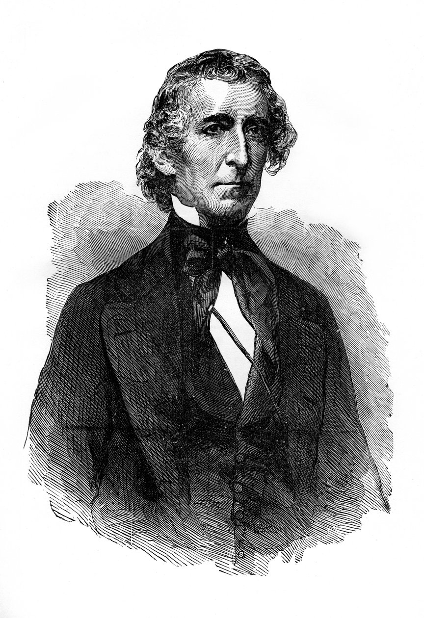John Tyler, tiende president i USA, 1872 av Unbekannt
