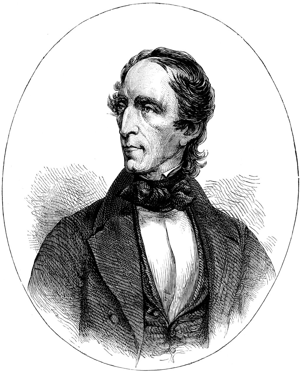 John Tyler, tiende president i USA, c1880 av Unbekannt