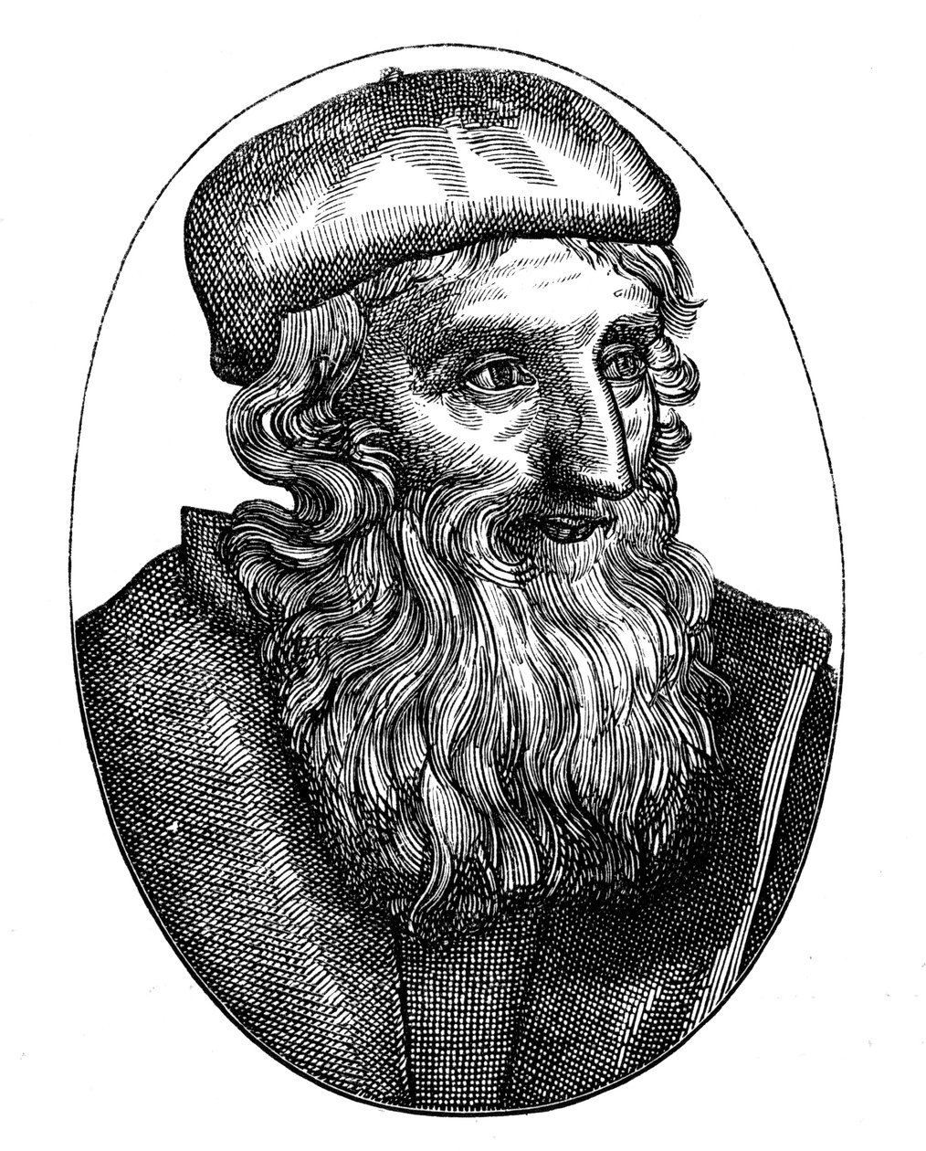 John Wycliffe, engelsk religiøs reformator fra 1300-tallet, 1500-tallet av Unbekannt