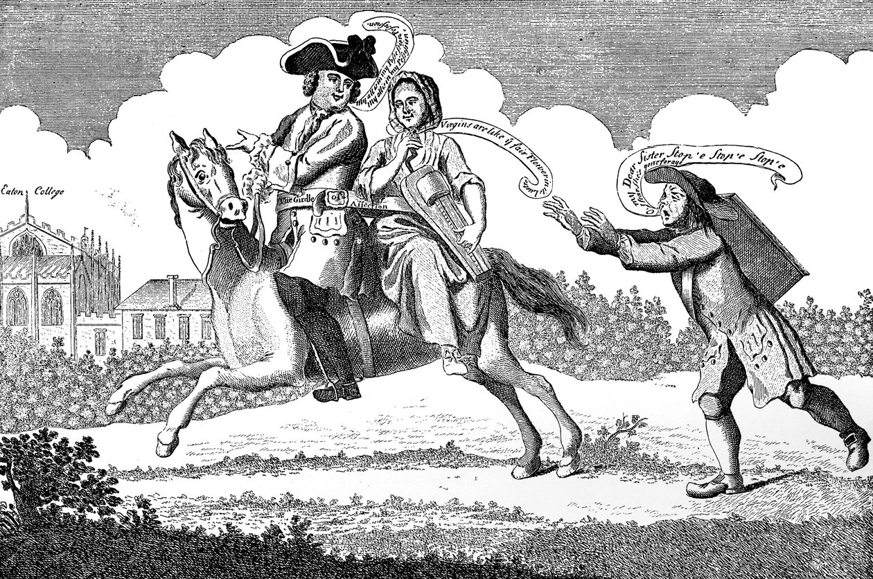 John of Gant steg opp, eller Mars på sin reise..., 1747 av Unbekannt