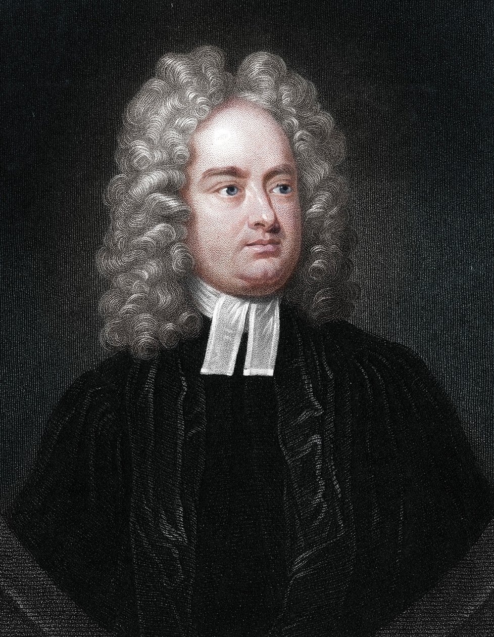Jonathan Swift , anglo-irsk prest, satiriker og poet. av Unbekannt