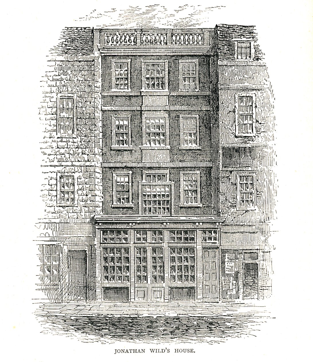 Jonathan Wilds House, 1878 av Unbekannt