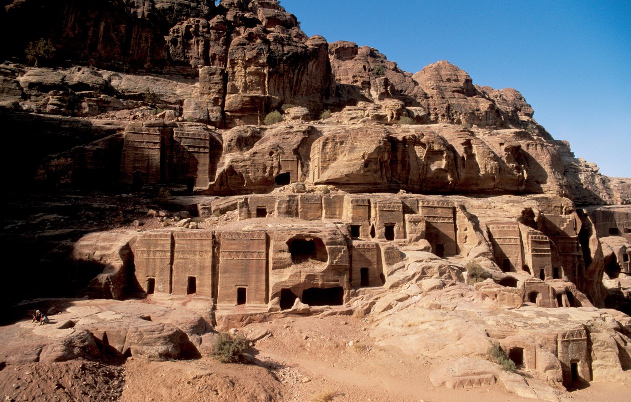 Jordan, Petra Nabateanske graver, Petra, Jordanie av Unbekannt