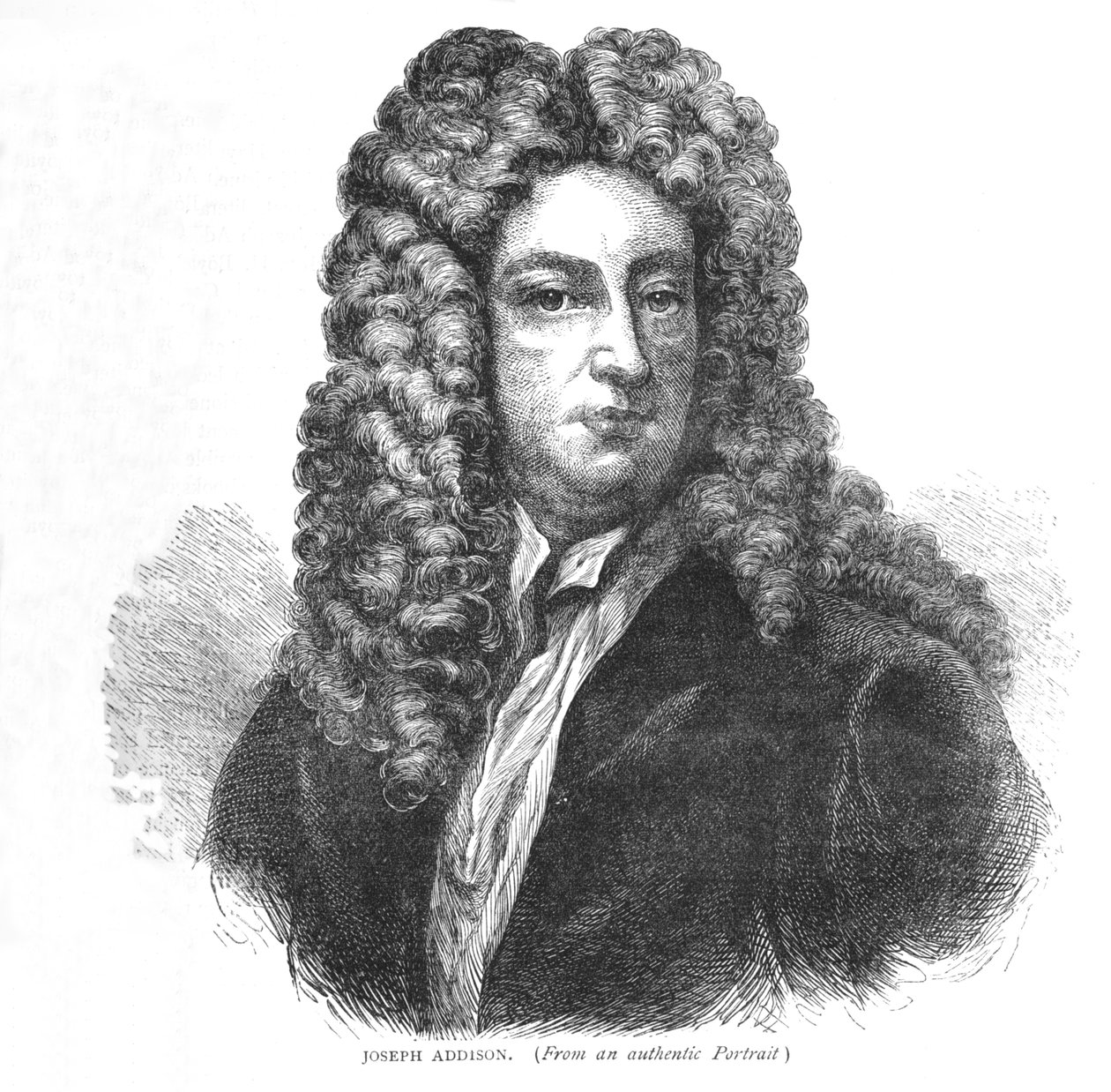 Joseph Addison , engelsk forfatter og politiker, c1870 1878 av Unbekannt