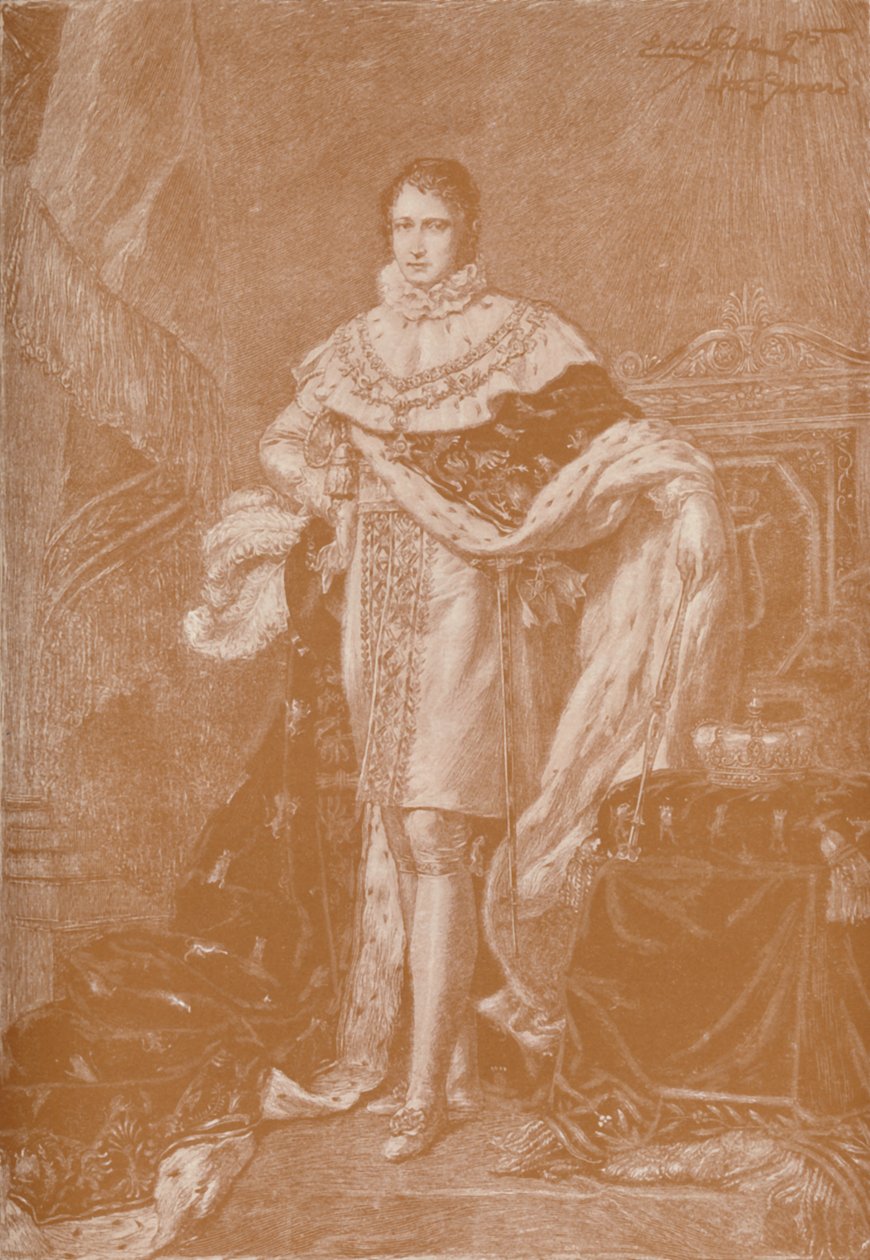 Joseph Bonaparte - konge av Napoli, konge av Spania, Comte De Survilliers, c1808, 1896 av Unbekannt