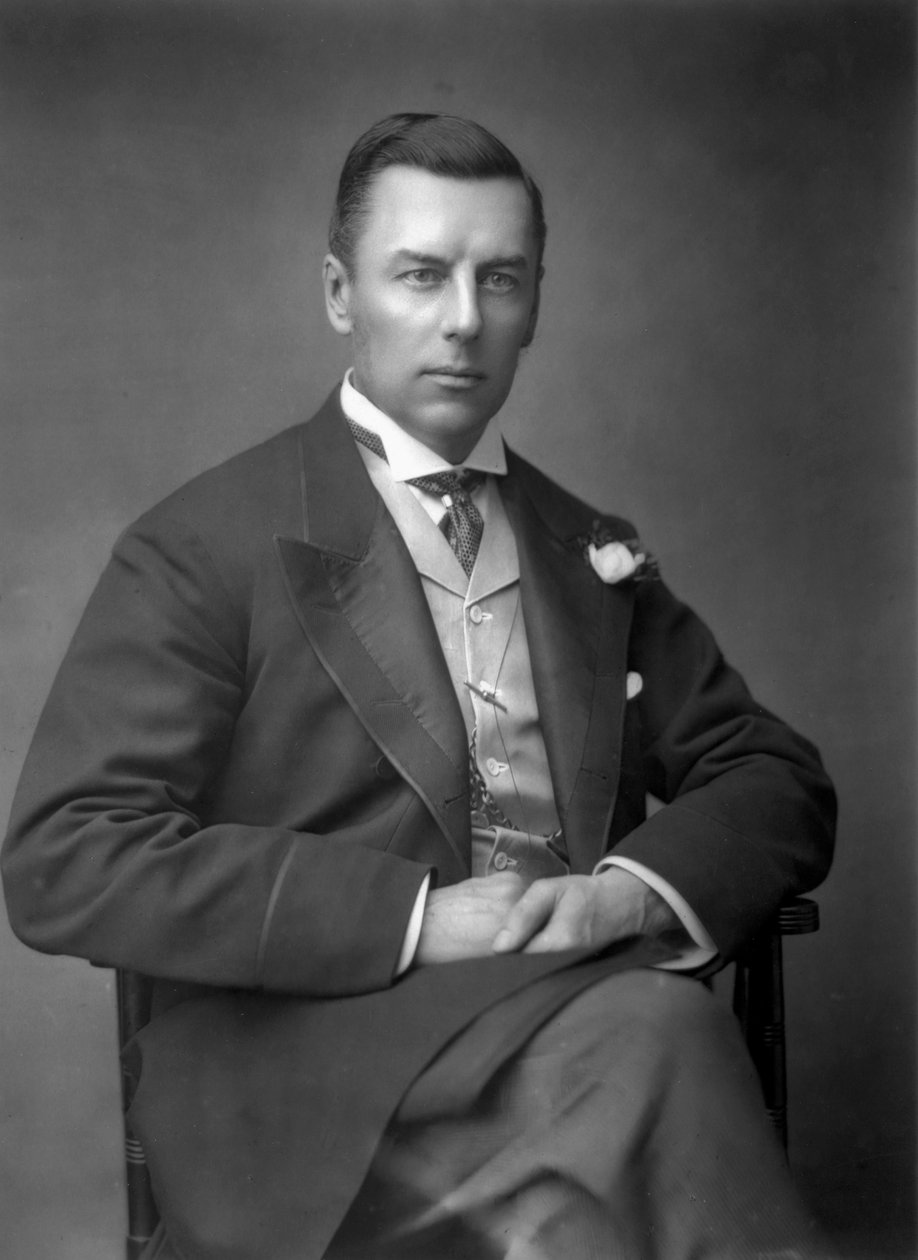 Joseph Chamberlain. Engelsk forretningsmann, politiker og statsmann, sent på 1800-tallet av Unbekannt