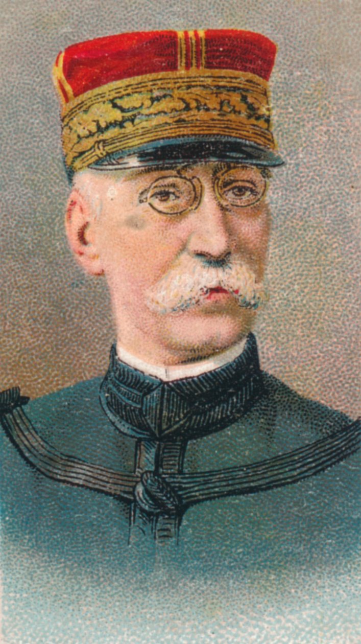 Joseph Gallieni 1849-1916, fransk general fra første verdenskrig, 1917 av Unbekannt