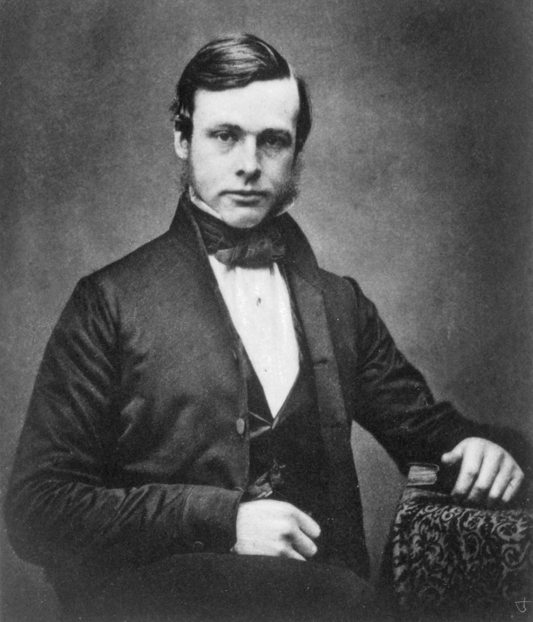 Joseph Lister, engelsk kirurg og pioner innen antiseptisk kirurgi, c1855 av Unbekannt