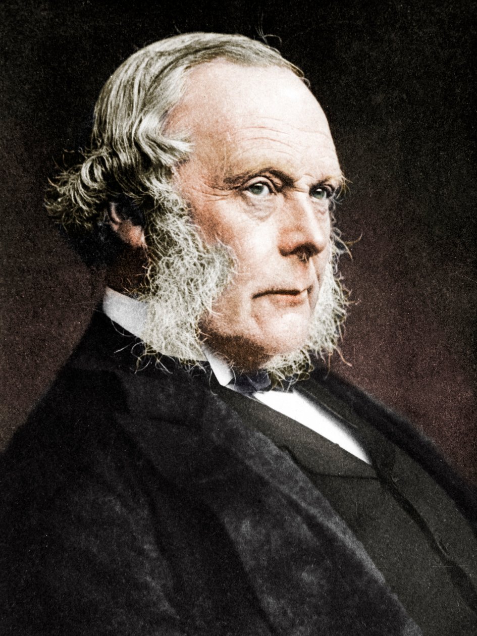 Joseph Lister, engelsk kirurg og pioner innen antiseptisk kirurgi, c1890 av Unbekannt