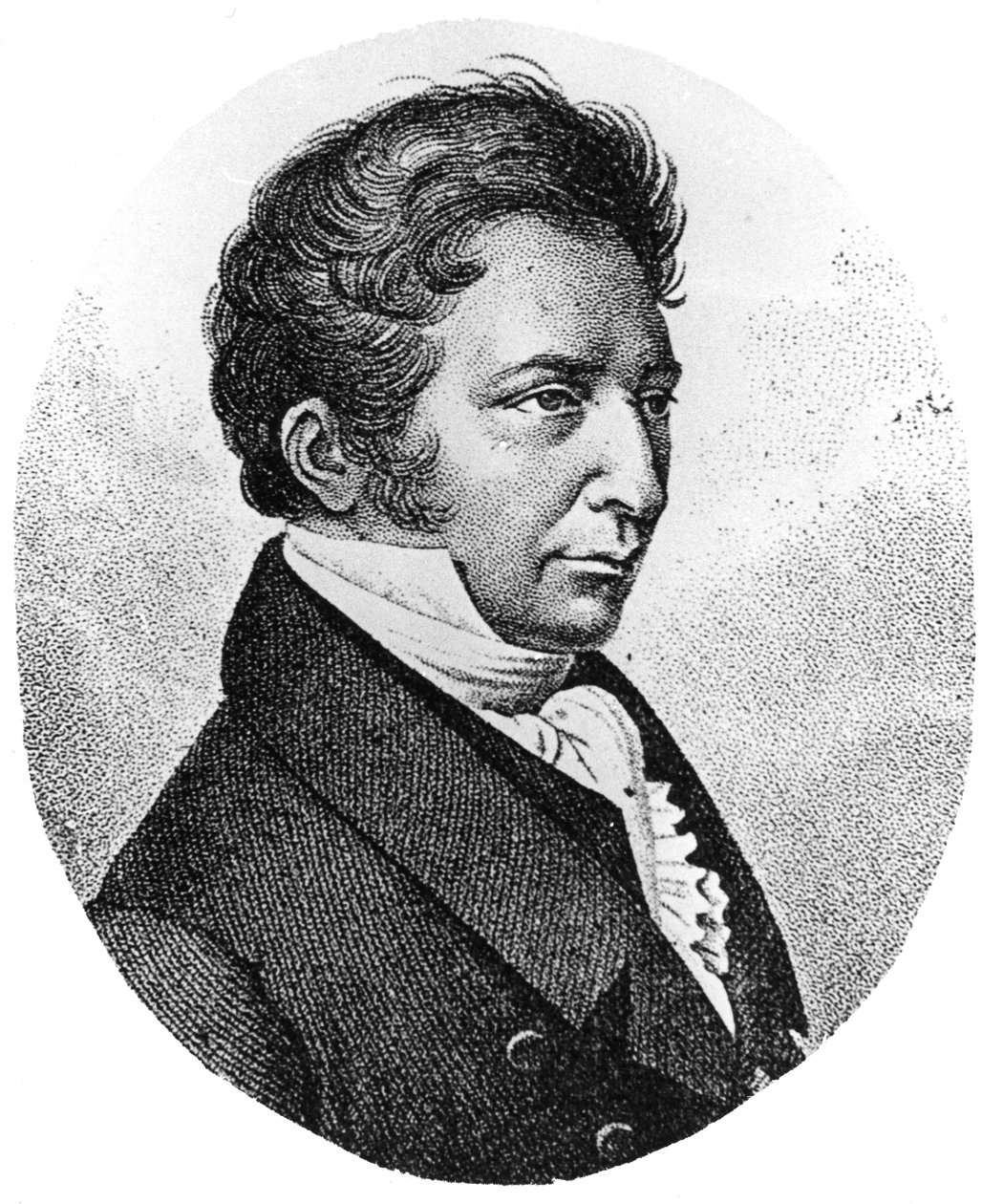 Joseph Louis Gay-Lussac , fransk kjemiker, fysiker og ballongfarer, c1824 av Unbekannt