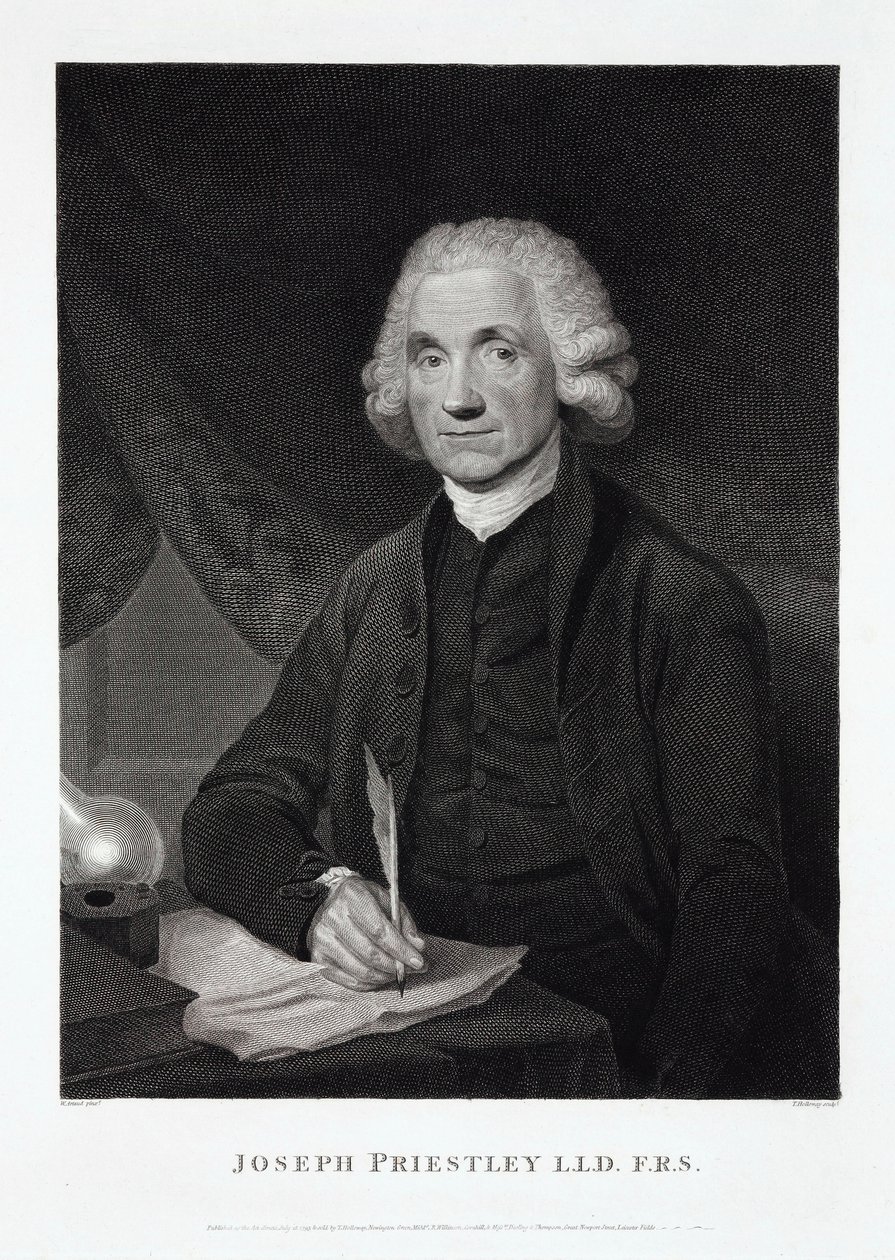 Joseph Priestley , engelsk-amerikansk teolog og kjemiker av Unbekannt