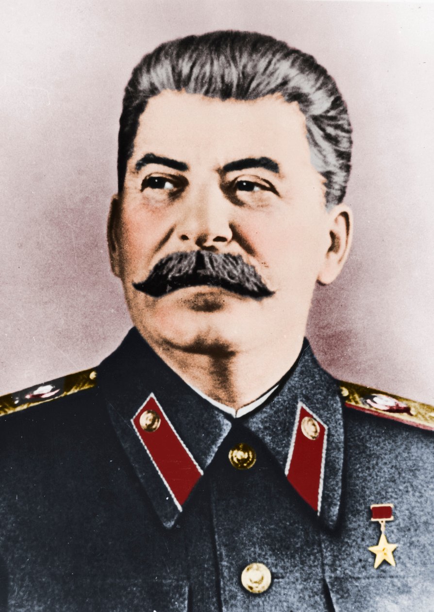 Joseph Stalin 1879-1953, sovjetisk leder, ca 1940-tallet. av Unbekannt