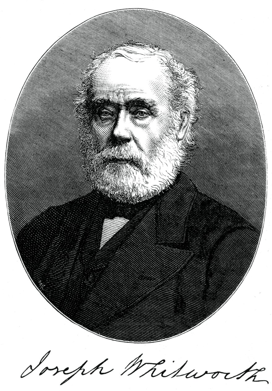 Joseph Whitworth , britisk ingeniør, gründer og oppfinner, c1880 av Unbekannt