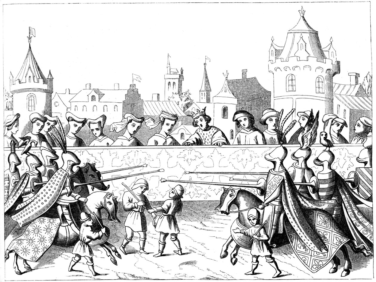 Jousting på dronning Isabeau