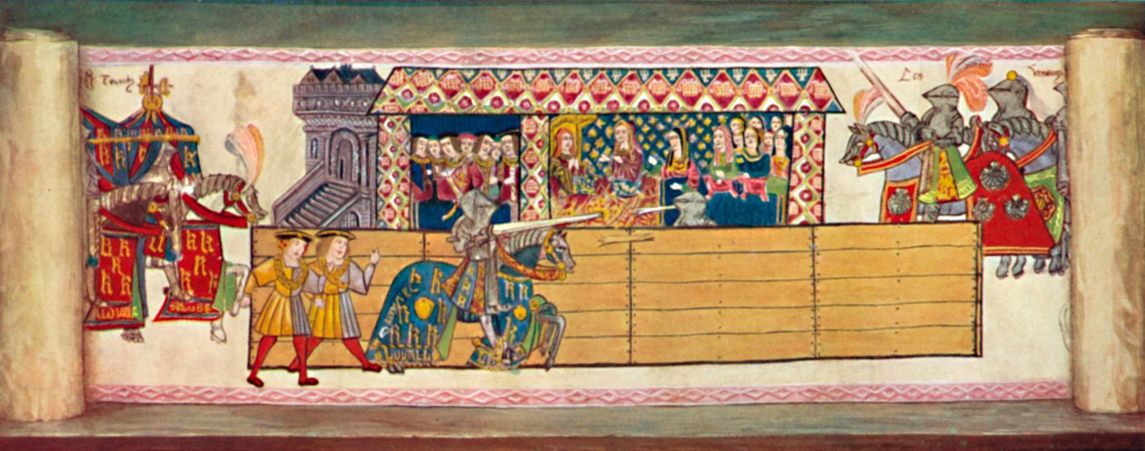 Jousts i Westminster. 13. februar 1510, 1511, 1903 av Unbekannt